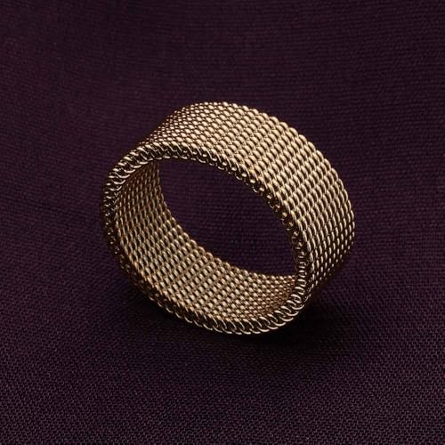 PALMONAS Gilded Chain Ring