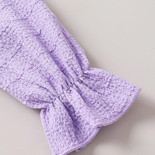 Hopscotch Girls Lavender Full Sleeves 2-Pc Cherry Applique Jeans Set For Age (2-3 Years)