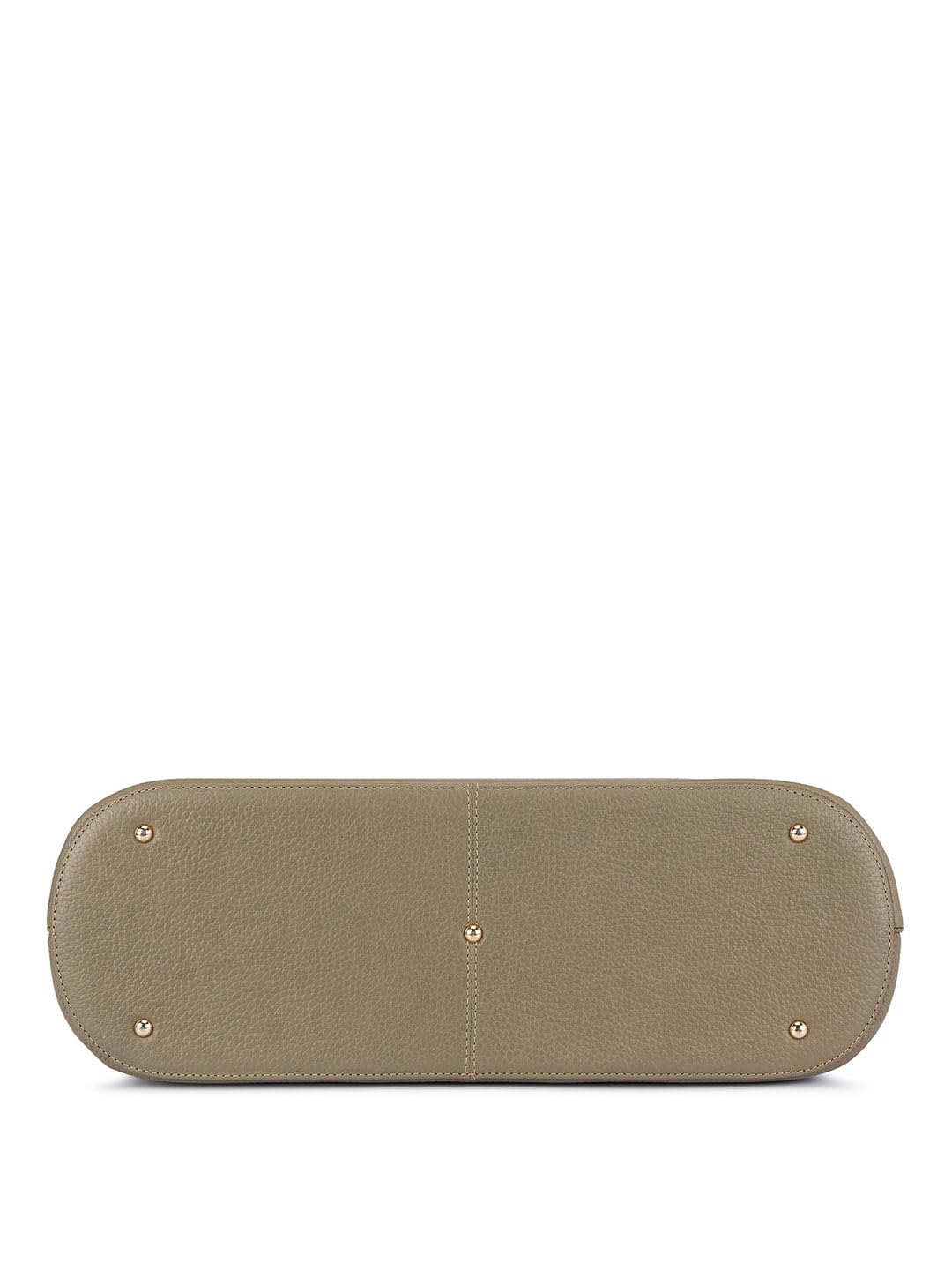 Da Milano Women's Leather Tote Bag - Olive