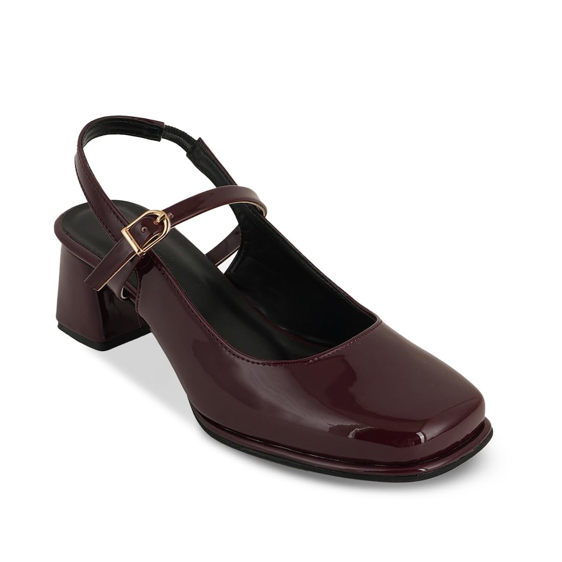 DROP BOLD | Elegant Square Toe Mules Block Heel Sandals for Women & Girls – Stylish, Comfortable Footwear for Every Occasion