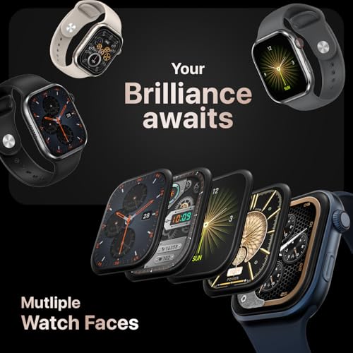 Fire-Boltt Brillia Smart Watch 2.02” AMOLED Display, Bluetooth Calling, SpO2, Heart Rate Monitor, 120+ Sports Modes, Fitness Tracker, Voice Assistant, Smart Watch for Man & Women– Grey