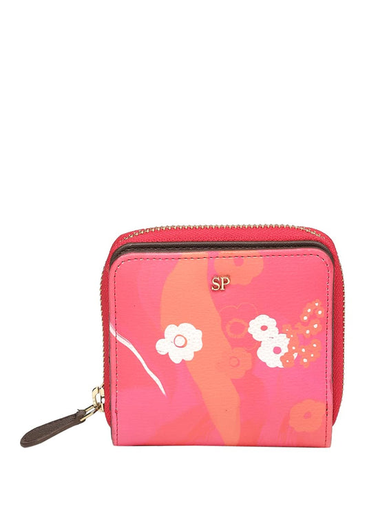 Satya Paul Dark Pink Faux Leather Women Wallet