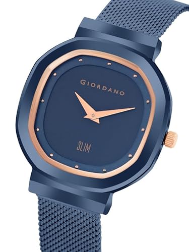 Giordano Analog Wrist Watch for Women Stylish Metal Strap with Water Resistant 3 Hand Mechanism for Girls & Ladies to Compliment Your Look/Ideal Gift for Female-GD-60014