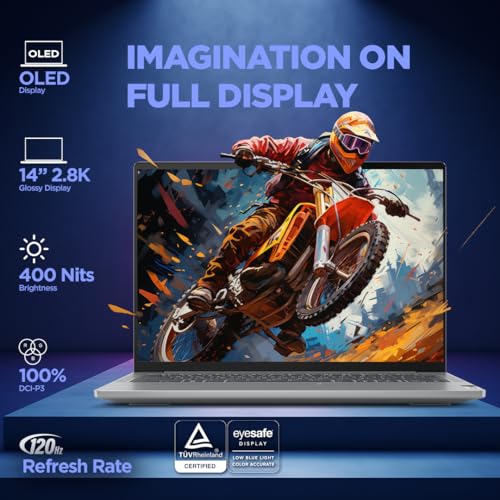 Lenovo IdeaPad Pro 5 Intel Core Ultra 9 185H Built-in AI 14" (35.5cm) 2.8K OLED 400Nits 120Hz Laptop (32GB RAM/1TB SSD/Windows 11/Office Home 2024/1Yr ADP Free/Grey/1.46Kg), 83D2004XIN