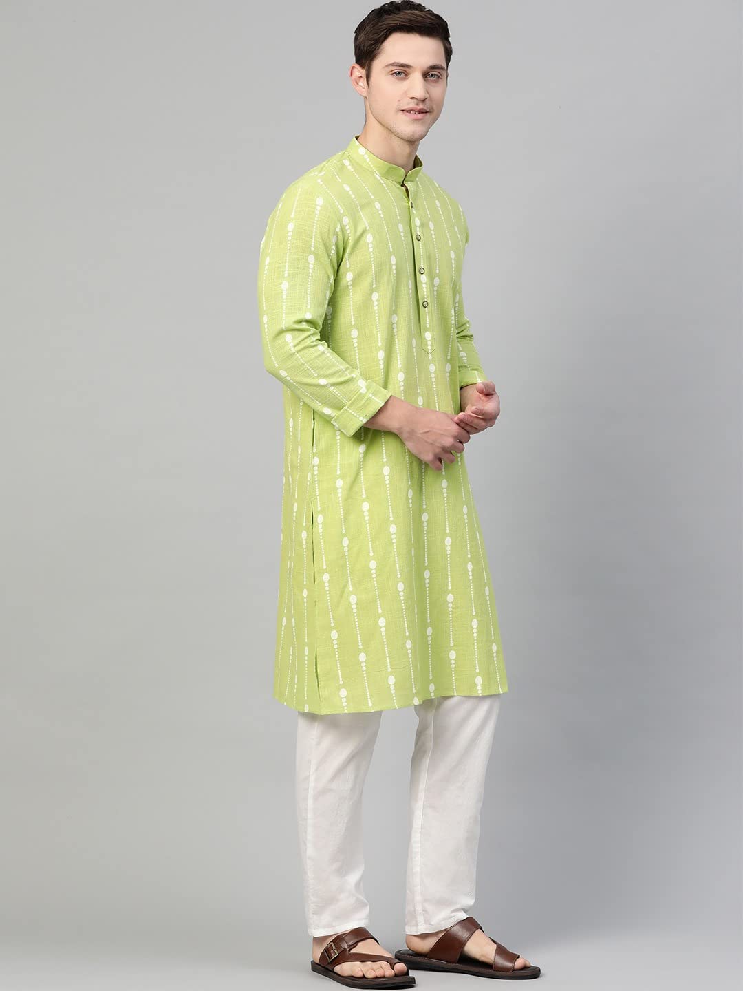 See Designs Men's Cotton Regular Kurta - SDKT890XL