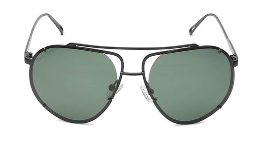 Fastrack Green Aviator Polarised Sunglasses for Men