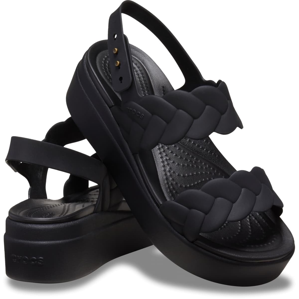 Crocs Brooklyn Woven Upper LW Blk/Blk Sandal