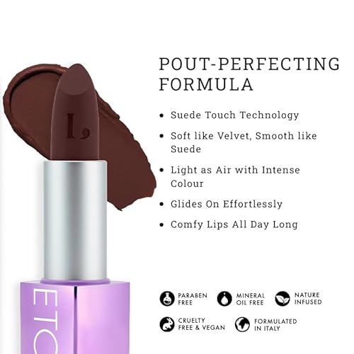 LOVETC Pout, Perfect, Etc High-Definition Matte Lipstick - Espresso Clock
