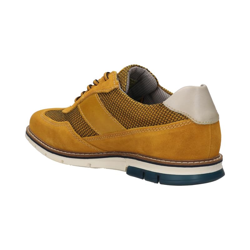 Bugatti Simone Comfort Yellow Men's Wide Sneakers - UK 10