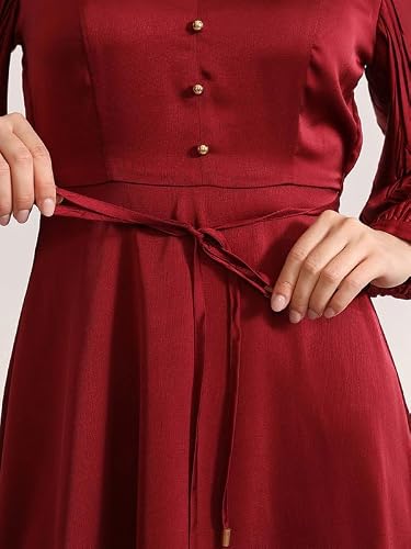 Kazo Astrid Mini Dress (Maroon 2XL)