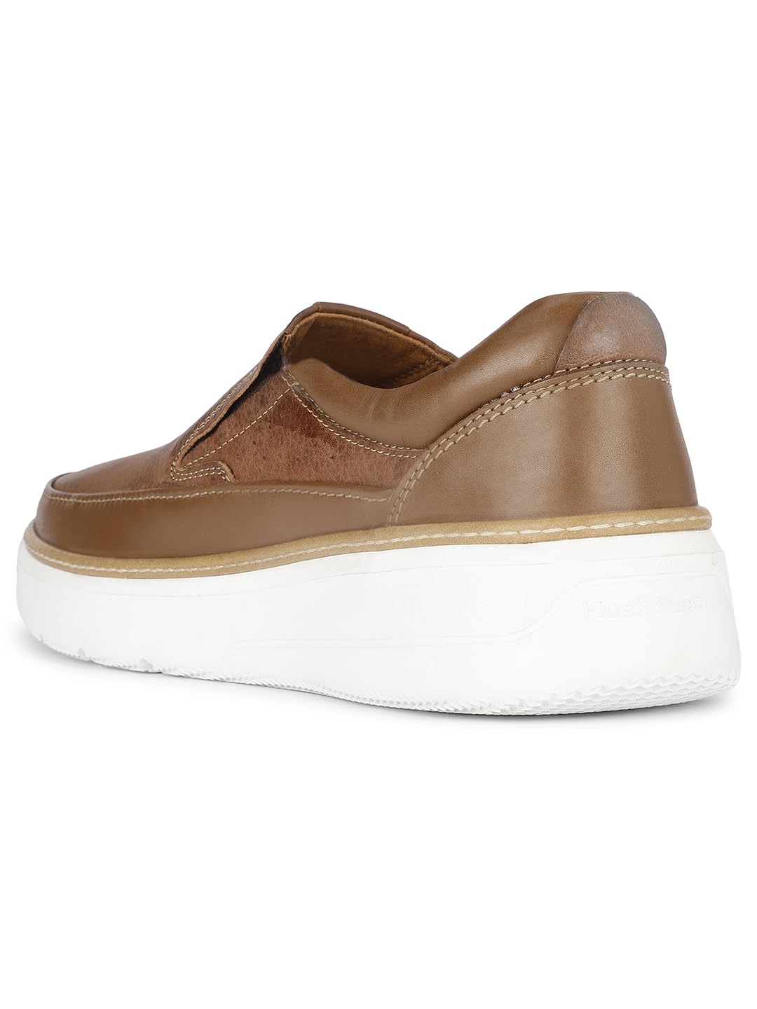 Hush Puppies Mens Slip-On Shoe Edwin Casual Slip On in Brown