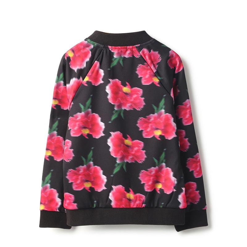 United Colors of Benetton Regular Fit Band Neck Floral Print Light Weight Jacket