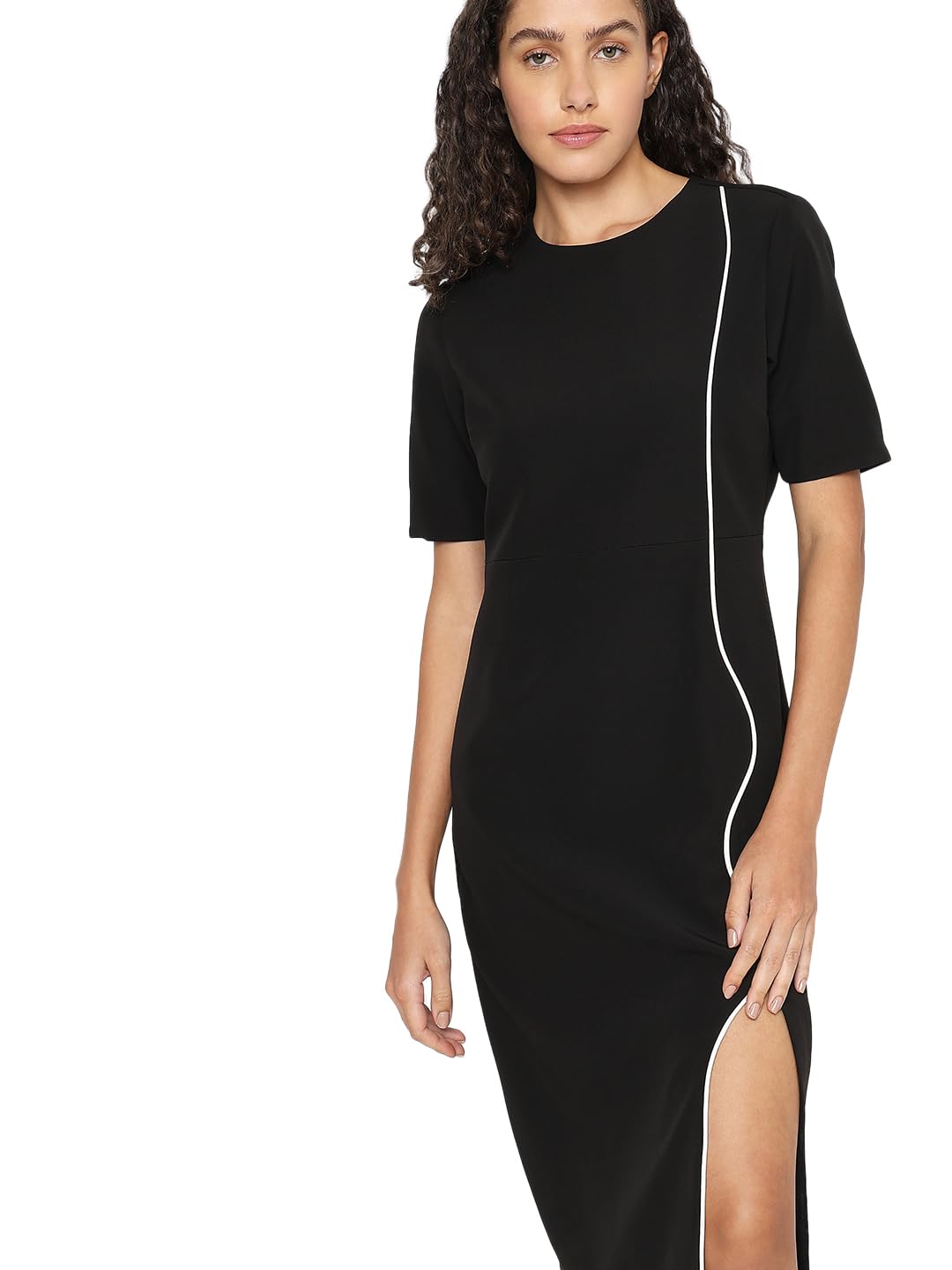 VERO MODA Women Black Sheath Dress