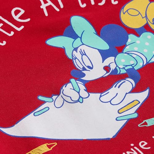 Hopscotch Girls Full Sleeves Multi 3-Pack Minnie Mouse Cotton T-shirts For Ages (3-6 Months)