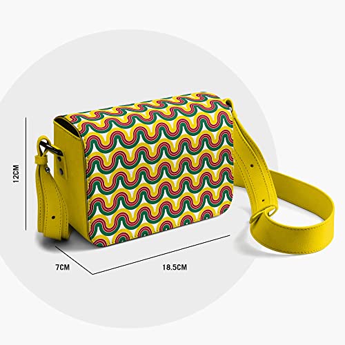 DailyObjects Womens Western Handbag, Wavey Maroon