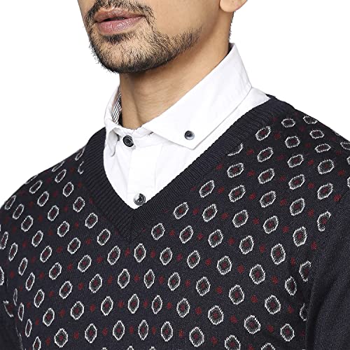 Raymond Dark Blue Sweater (Size: 42)-RMWX01111-B8