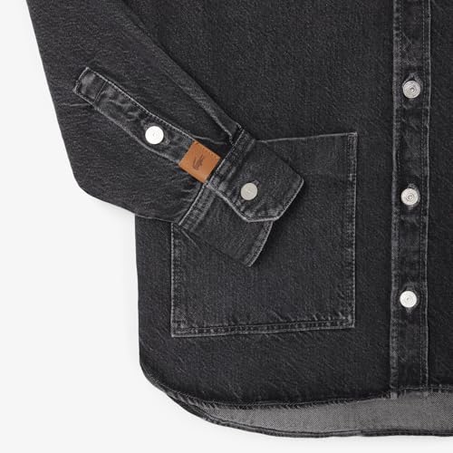 Lacoste Women's A-Line Coat (BF24466NM_Grey