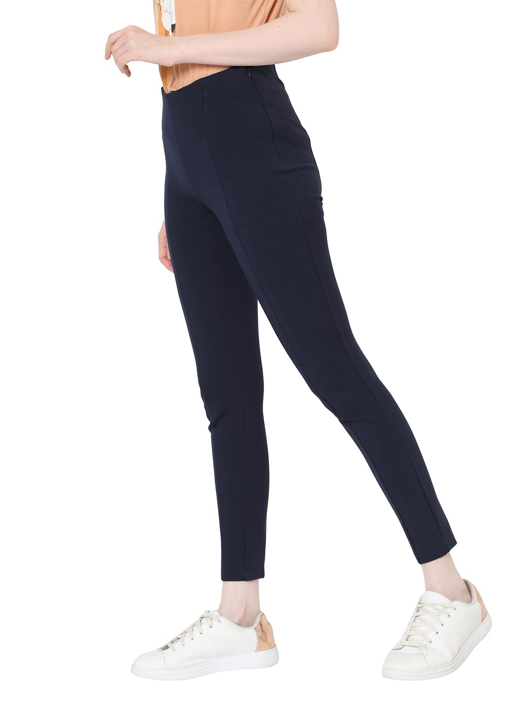 VERO MODA Women's Slim Leggings (214668906_Navy Blazer_XS)