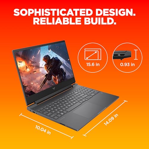 HP Victus, 13th Gen Intel Core i5-13420H, 6GB RTX 4050 (16GB DDR4, 512GB SSD) FHD, 144Hz, IPS, 15.6"/39.6cm, Win11, Office21, Mica Silver,2.3kg, fa1319TX/2701tx, Backlit,Enhanced Cooling Gaming Laptop