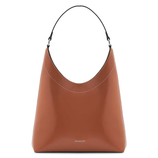 Miraggio Selene Hobo Bag | Shoulder Bag For Women (Orange)