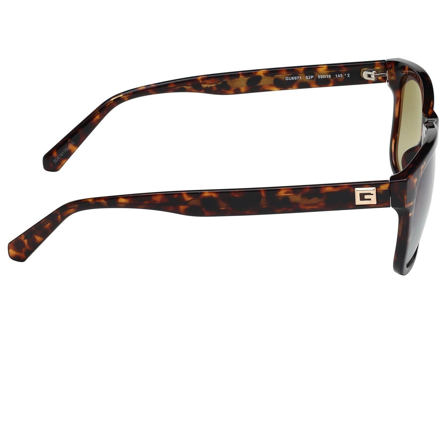 Guess Square Sunglasses with Light Brown Lens for Unisex