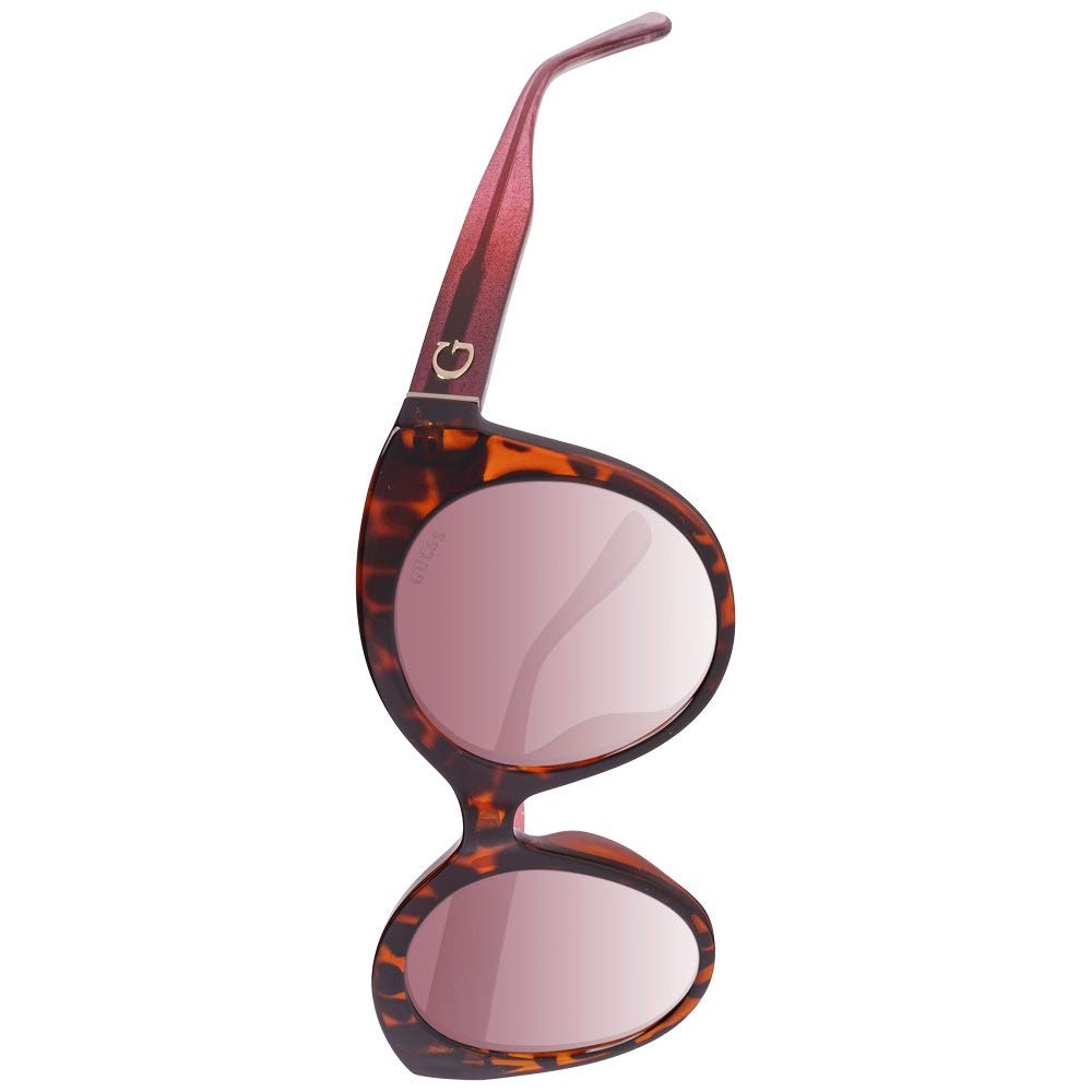 GUESS None Cat Eye Women's Sunglasses WOMEN S7553 52F 53 SUNGLASSES|52|BROWN GRADED Color Lens