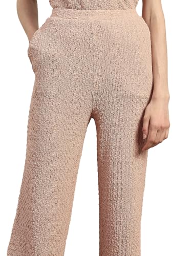 VERO MODA Womens Wide Leg Pants Misty Rose