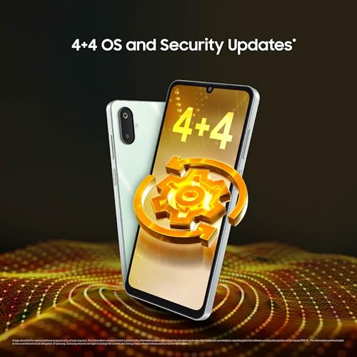 Samsung Galaxy M06 5G Mobile (Blazing Black, 6GB RAM, 128GB Storage) | MediaTek Dimensity 6300 | AnTuTu 623K+ | 12 5G Bands | 25W Fast Charging | 4 Gen OS Upgrades | 50MP Camera | Without Charger