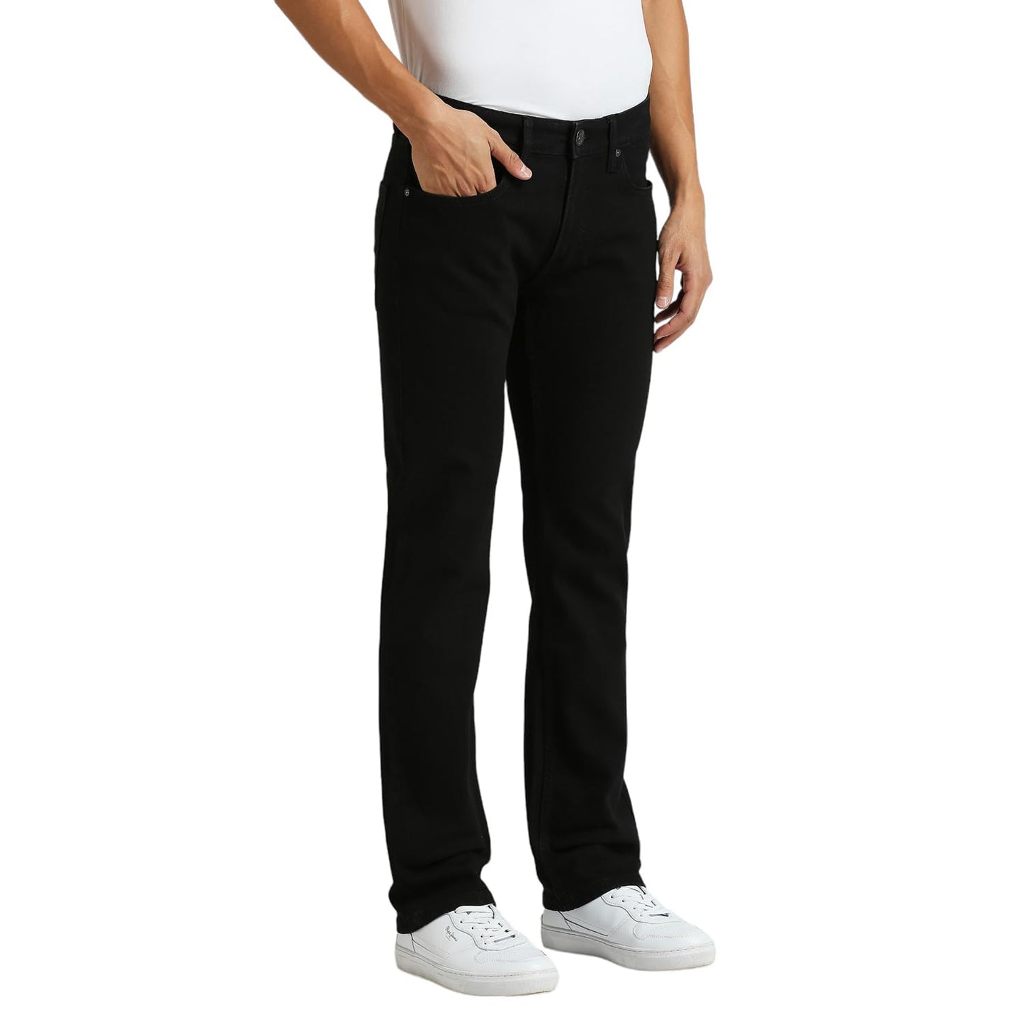 Pepe Jeans Men's Regular Jeans (PM207712S913_Jet Black