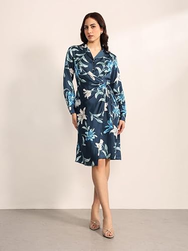 Kazo Azure Midi Dress (Teal S)