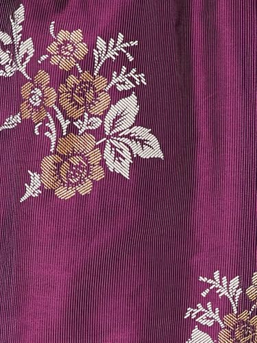 Max Women Floral Print A-line Kurta Set (Purple_S)