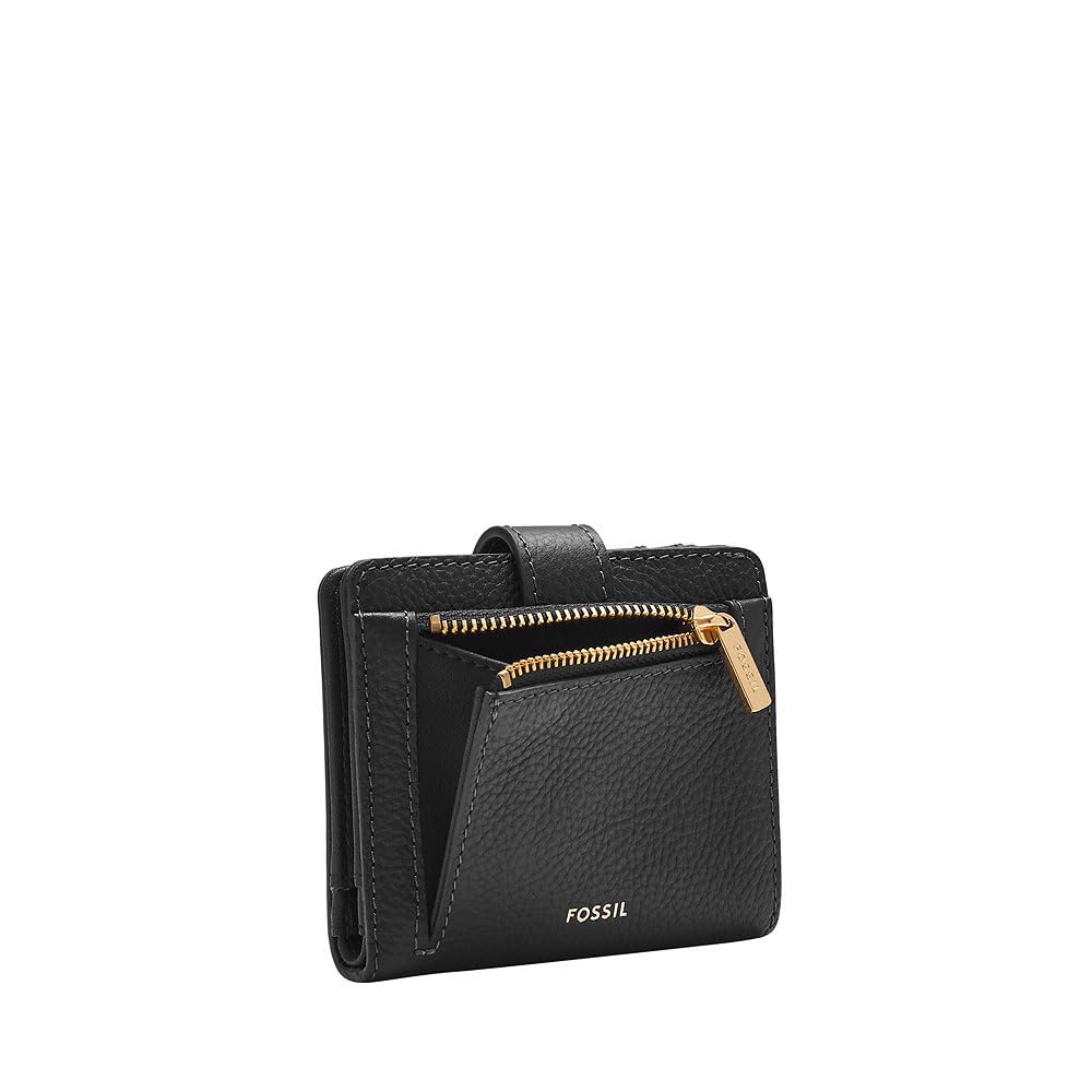 Fossil Women Leather Harwell Black Wallet Sl10029001