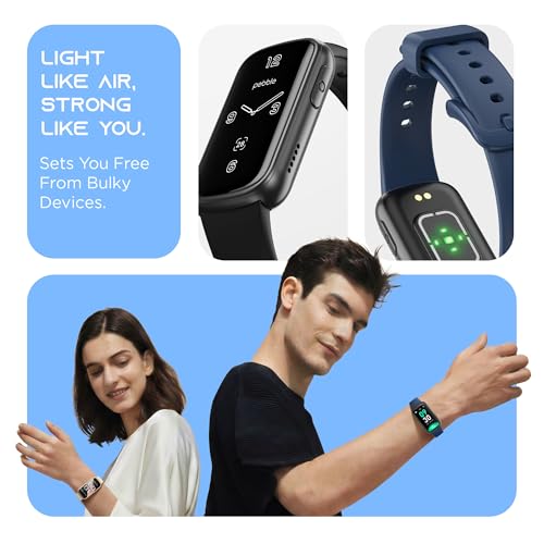 Pebble Newly Launched Dash Premium Fitness Band | Activity Tracking | Sports Modes | Health Tracking | Sleek Display | Lightweight - Ivory