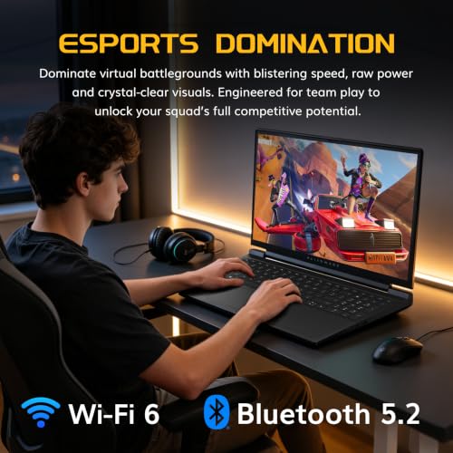 Dell Alienware 15 15.3" WUXGA 165Hz Gaming Laptop, NVIDIA GeForce RTX 4050 6GB GDDR6, AMD Ryzen 5 220, 64GB DDR5, 5TB Storage(4TB SSD+1TB Docking Station), Backlit Keyboard, Win 11, Black