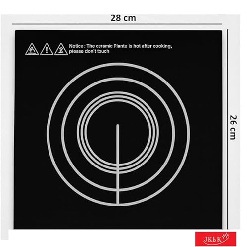 J K b K – Universal Glass Plate for Induction Cook Top – Size : 26 x 28 cm