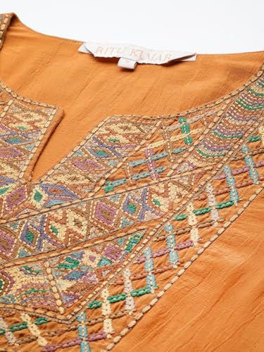 Ritu Kumar Yellow Peru Solid Dress