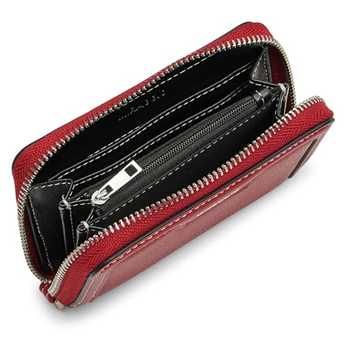 Miraggio Nola Zip Around Wallet for Woman with Detachable Wristlet|Women Wallet|Gift Items for Women