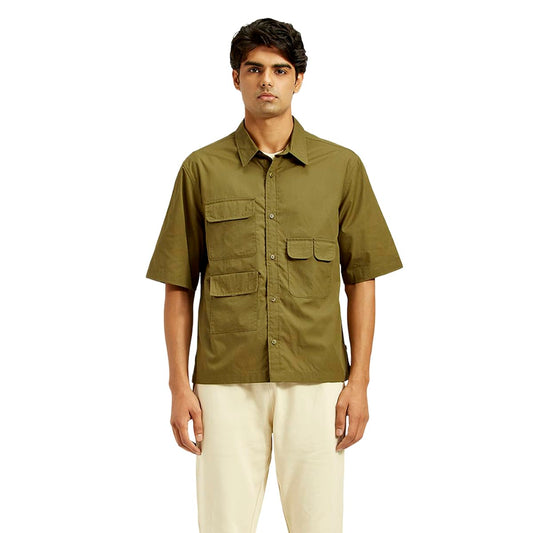 Levi's Men's Loose Fit Shirt (0056W-0000_Green