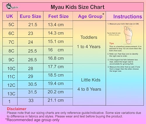 Myau Girls' White Sparkly Printed Shoes - Stylish and Comfortable Footwear for Your Little Princess (White/Pink, Numeric_6)