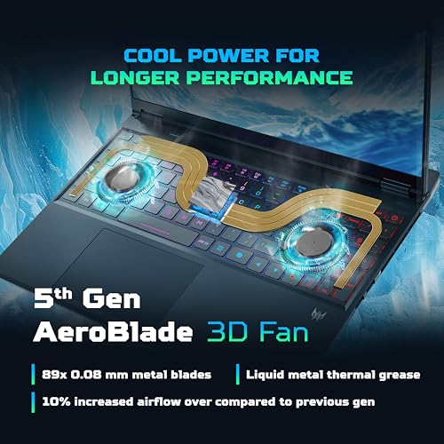 Acer Predator Helios Neo 16 AI, Intel Core Ultra-9_290HX+, NVIDIA GeF RTX 5070-8GB, 16GB RAM/1TB SSD, (16") WQXGA IPS, 240Hz/92Whr, Win 11H, Abyss Black, 2.7Kg, PHN16-I71, RGB KB, Gaming Laptop