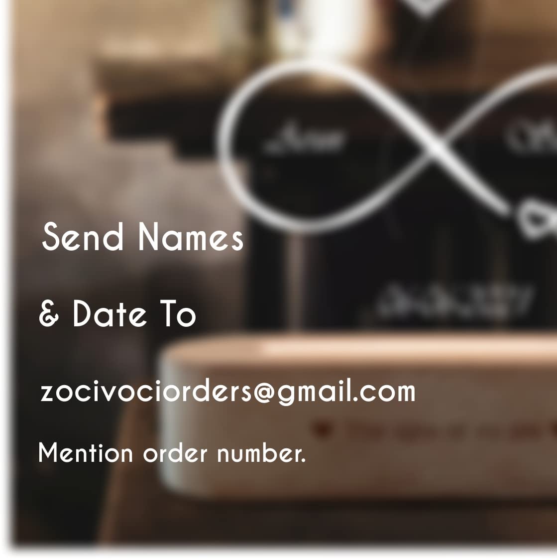 ZOCI VOCI Anniversary Gift for Wife - 3D Illusion Heart Lamp |Engraved Night Lamps Personalized Gifts for Wedding Customized Gifts for Couple |Marriage Gifts (3D Illusion - Medium) LED, Acrylic, Clear