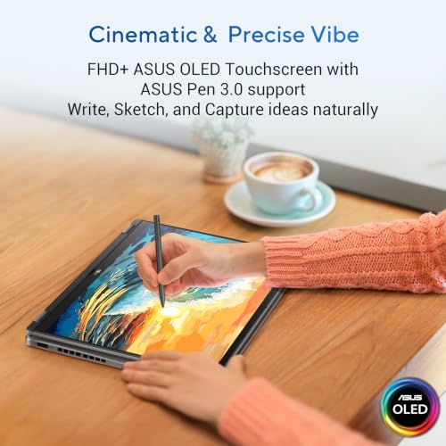 ASUS Vivobook 14 Flip (2026),Intel Core Ultra 7 355 (Series 3),Intel iGPU,16GB RAM,512GB SSD,FHD+ OLED,Touch screen,14"(35.5 cm),Win 11,M365 Basic(1Y),Office 24,Gray,1.57 Kg,TP3407AA-SG123WS,AI Laptop