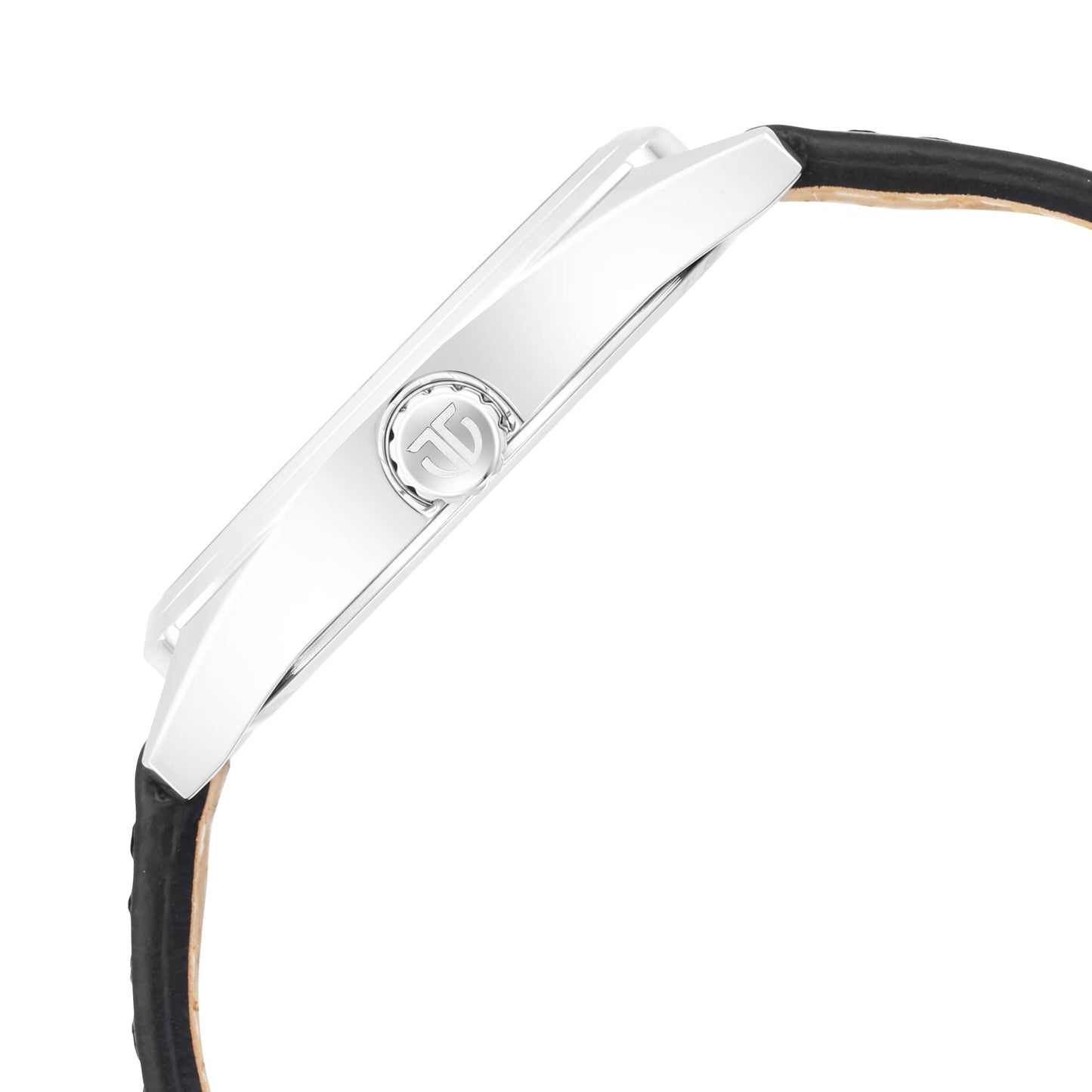 Titan Analog Black Dial Men's Watch-1864SL08 Genuine Leather, Black Strap