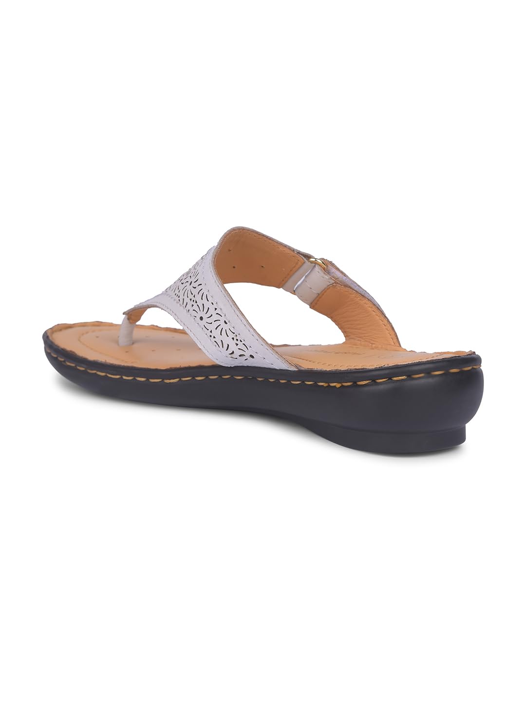 HUSH PUPPIES Women's Hilton Sandal Silver White (6 Uk)