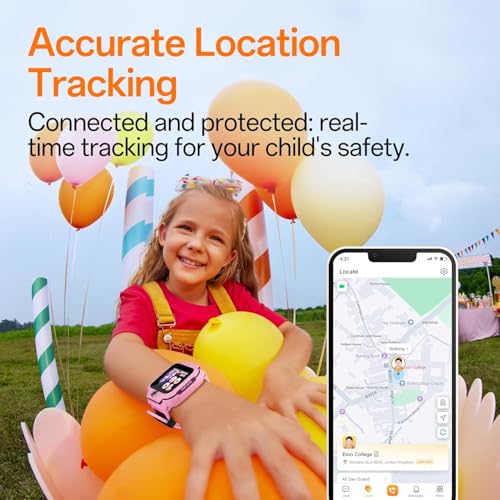imoo Watch Phone Z3, 4G Smart Watch for Kids with Real-Time HD Video & Phone Call, Smart Watch for Girls with Real-Time GPS Location, Smartwatch for Boys with IPX8 Waterproof (Blue)