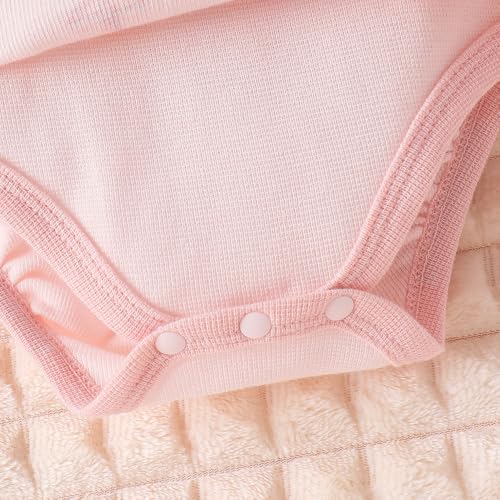 Hopscotch Baby Girls Cotton Bodysuit in Pink Color For Ages (12-24 Months)