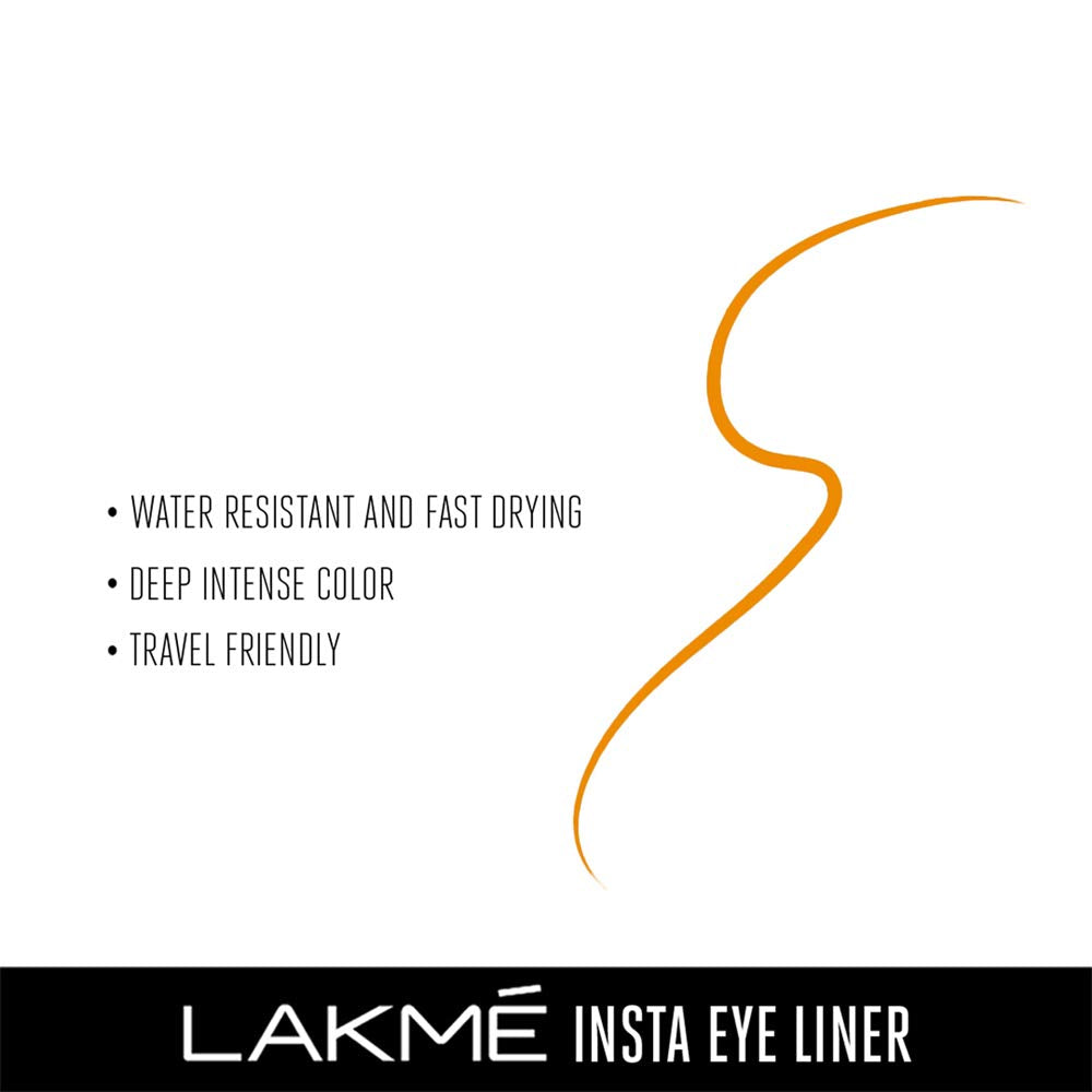 LAKMÉ Cream Ultimate Glam Eye Liner, Semi Matte, Quick Drying, Water Resistant & Smudgeproof Eye Liner, Golden, 9Ml