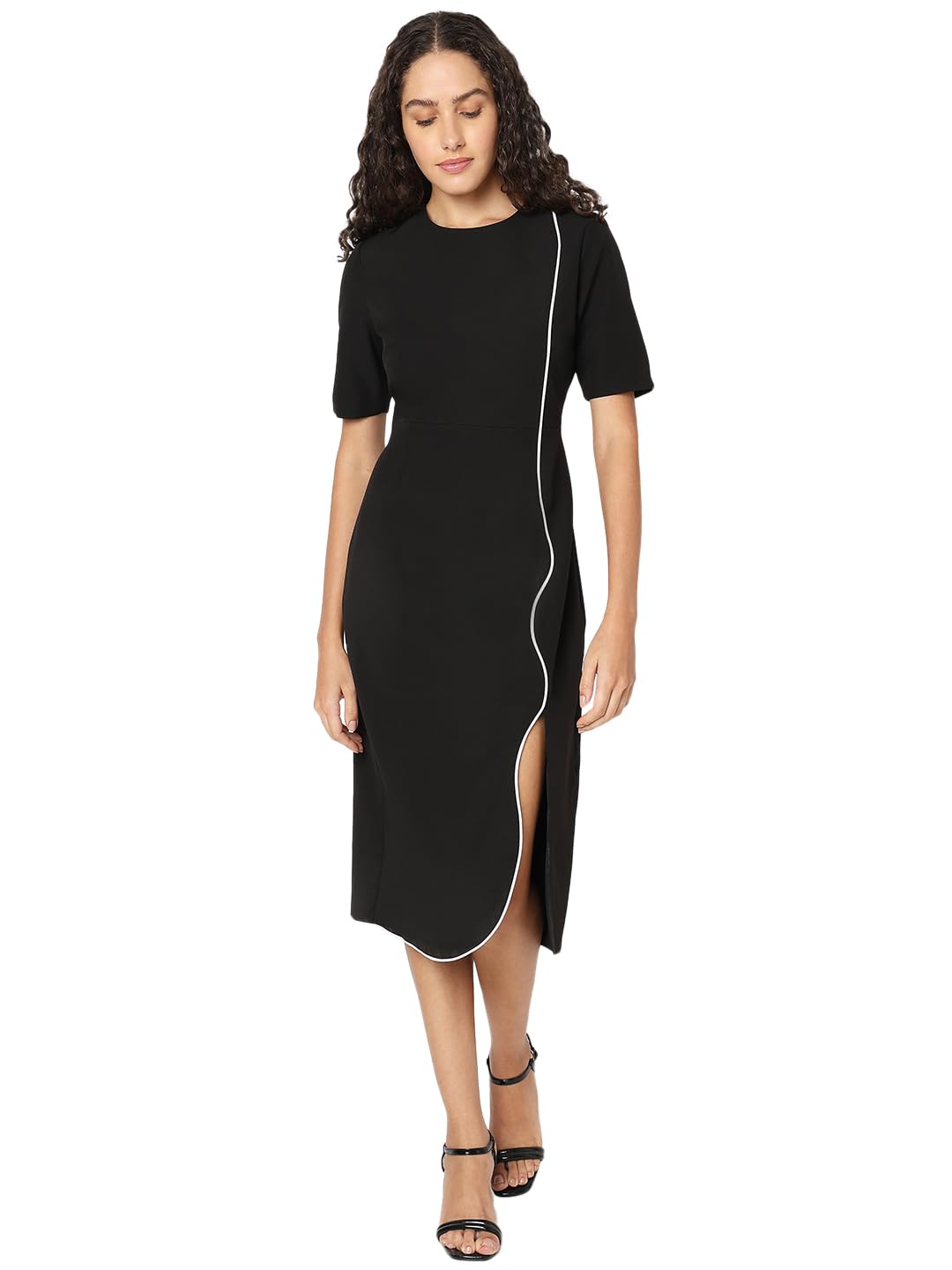 VERO MODA Women Black Sheath Dress