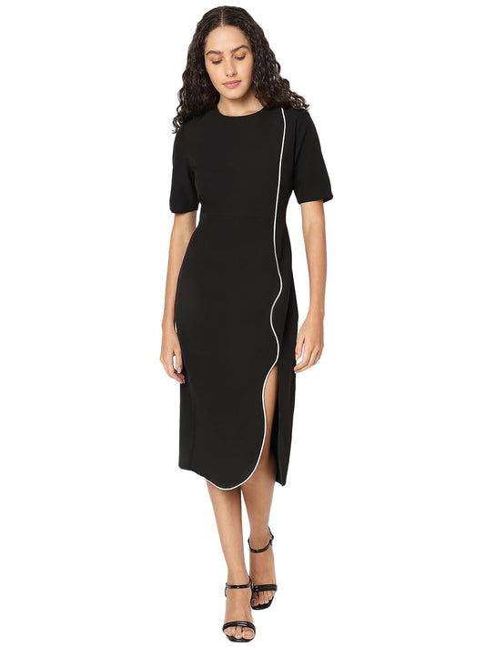 VERO MODA Women Black Sheath Dress