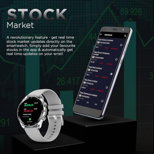 Fire-Boltt Legacy Luxury Smartwatch | 1.43" AMOLED Display with Always On | Bluetooth Calling & Voice Assistant | IP68 Water Resistant | Health & Fitness Tracker with 110+ Sports Modes (Grey)